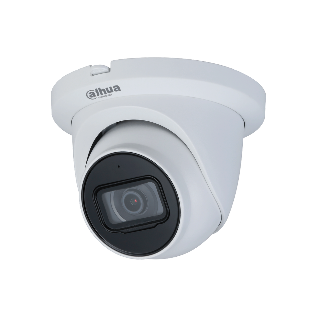 DH-IPC-HDW5842TMP-ASE-0280B-S3. Camara IP Dahua tipo Eyeball lente fijo 8MP IP67 IR50mt I/O audio I/