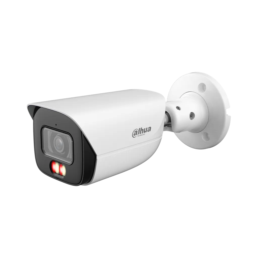 DH-IPC-HFW3649EP-AS-IL-0280B.  Camara Dahua, tipo Bala, lente fijo 2.8 mm, 6MP, iluminacion Dual 30m, Tecnologia WizSense, Deteccion de Rostro, Acupick,IVS, IP 67