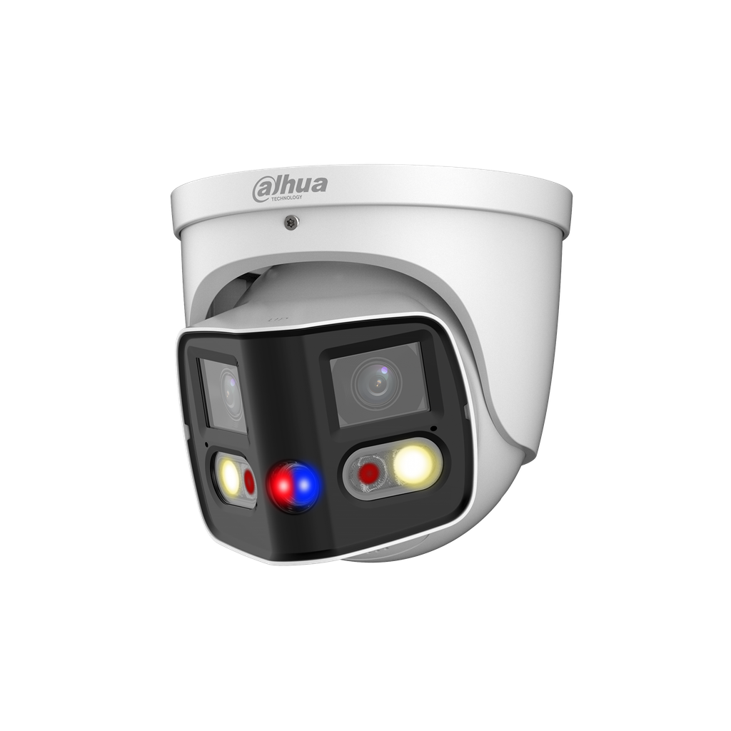 DH-IPC-PDW3849P-A180-E2-AS-PV-0280B. Camara Ip 180 grados Dahua 2x4MP Tioc Lente 2.8mm 12v POE IP67 - Gestion y Equipos (G&E)