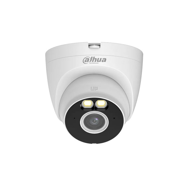 DH-IPC-T2AN-LED-0280B. Mini Domo IP WIFI Dahua. 2MP. Warm Light 30 Mts. IP67. LF 2.8mm. Audio In - Gestion y Equipos (G&E)