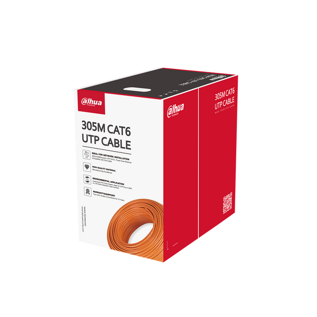 DH-PFM922I-6UN-C. Cable UTP Cat6 CE Dahua 23AWG aleacion Aluminio y cobre - Gestion y Equipos (G&E)