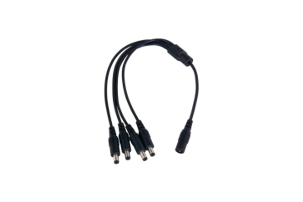 DH-PFM979-1S4P. CABLE ADAPTADOR DE CORRIENTE DAHUA. 1 HEMBRA A 4 MACHOS