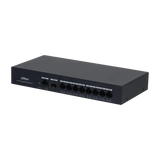 DH-PFS3110-8GT-65. Switch Dahua de 8 puertos PoE 2 Up-Link Gigaethernet.