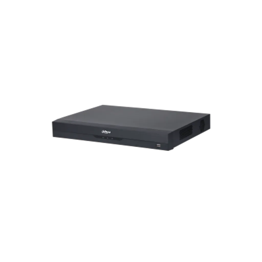DH-XVR4232AN-I/T. XVR Dahua de 32 Canales Analogos, o Hasta 20 IP , 2 Disco Duro, 1 U, Tecnologia WizSense, Permite Audio Bidireccional, SMD Plus.