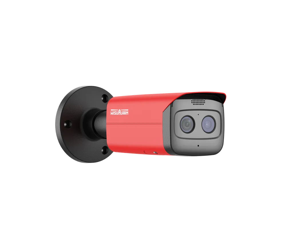 Camara AI de red de deteccion de llamas con clasificacion IP67