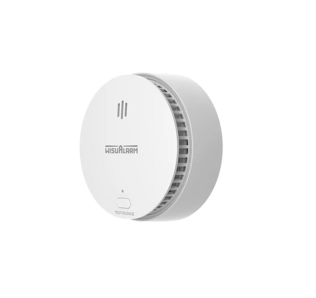 DETECTOR DE HUMO AUTONOMO WIFI 2.5 GHZ C/BATERIA Wisualarm - Gestion y Equipos (G&E)