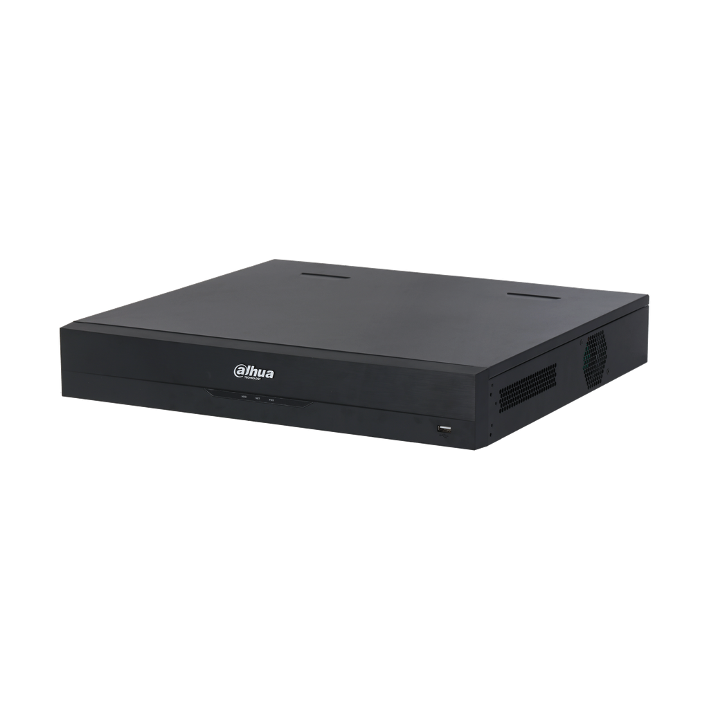 DHI-NVR4416-EI. NVR 16 canales Dahua soporta 4 HDD hasta 16TB soporta IA by camara y NVR - Gestion y Equipos (G&E)
