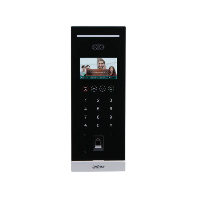 DHI-VTO6541H. Control de entrada Dahua 2MP para Calle IP con Reconocimiento Facial Tarjeta y Huella WDR - Gestion y Equipos (G&E)