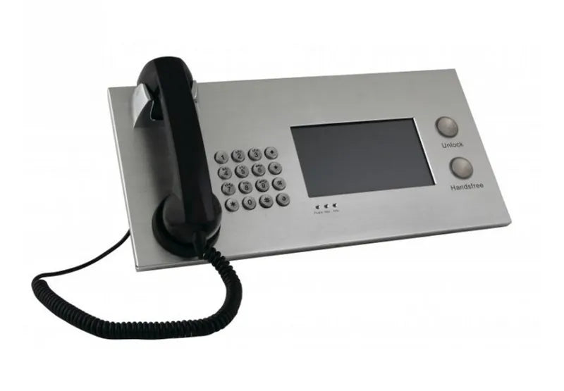 "DHI-VTS1500A(2.0). CENTRAL DE CONSERJERIA DAHUA. INCLUYE AURICOLAR, BOTONERA DE LLAMADO. PANTALLA LCD 7"""