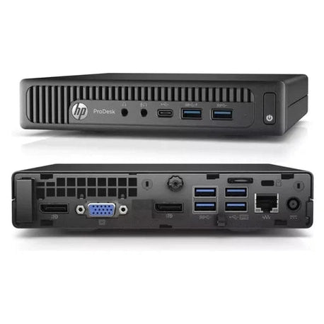 Mini PC HP Prodesk 600 G2, i3-6100T, 8GB RAM, 256GB SSD, Windows 10 Pro (Reacondicionado) - Gestion y Equipos (G&E)