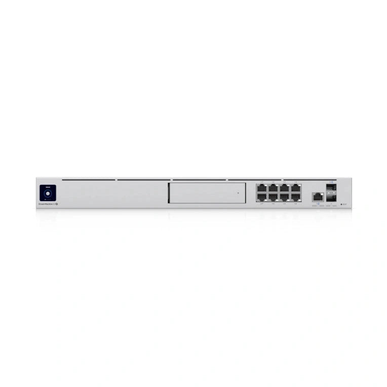 UniFi Firewall Multi-WAN (1) SFP+ 10GbE (6)GbE PoE (2)GbE PoE+ (1)SFP+ WAN (1) 2.5GbE WAN UniFi Full Stack NO Inc-Storage 3.5HDD Req: Cable Server 3200, Storage 3.5HDD
