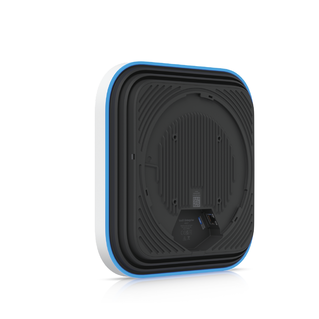 UniFi AP WiFi 7 Interior - 2,4GHz (2x2 688Mbps 5dbi) 5GHz (4x4 8.6Gbps 6dbi) 6GHz(4x4 6Gbps 5.8dbi) (1) 10GbE (1) 1GbE Req: U-PoE++