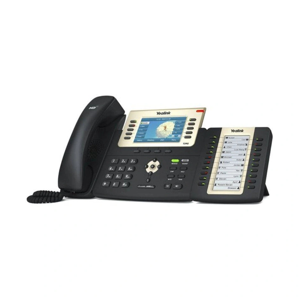 Yealink Módulo de expansión para teléfonos IP Yealink con teclas programables y pantalla LCD.