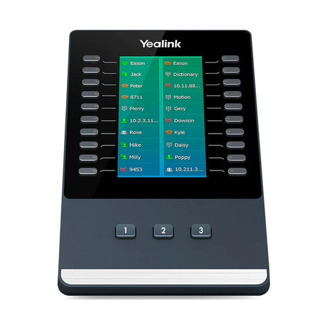 Yealink Módulo táctil de expansión con pantalla a color y teclas configurables.