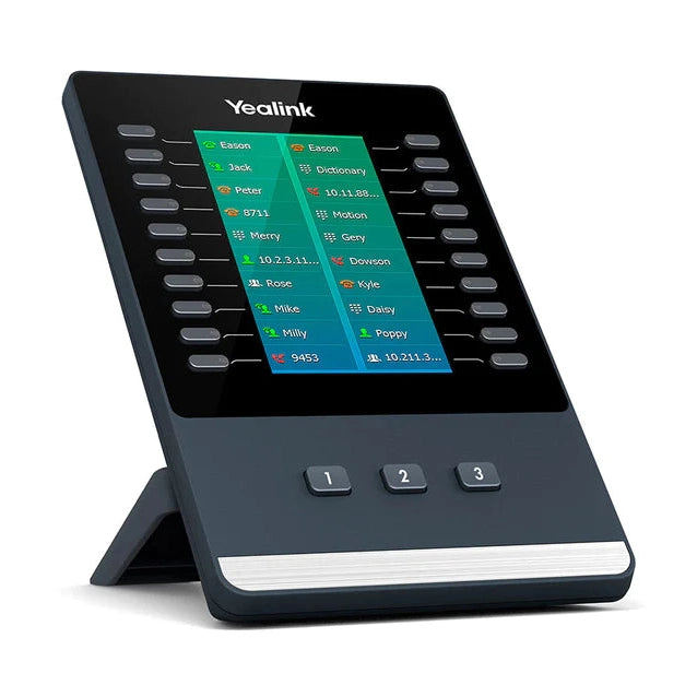 Yealink Módulo táctil de expansión con pantalla a color y teclas configurables.