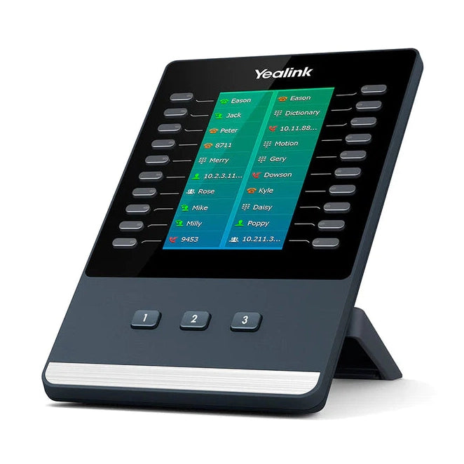 Yealink Módulo táctil de expansión con pantalla a color y teclas configurables.