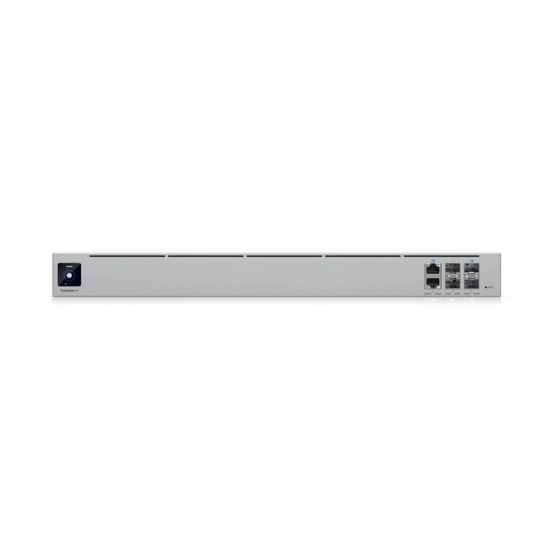 UniFi Firewall Multi-WAN (2) SFP28 (2) SFP+ 10GbE (2)2.5 GbE con UniFi Network App Req: (2)Cable Server 3200