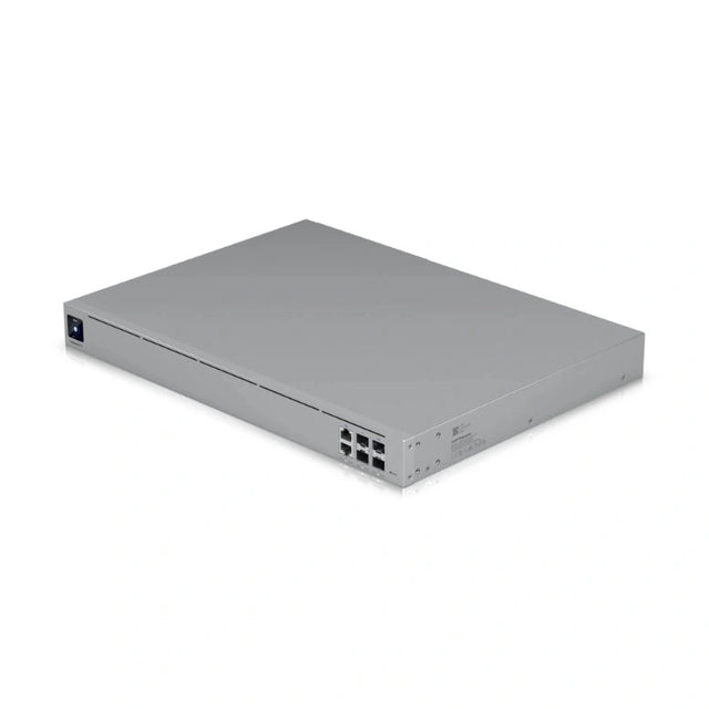 UniFi Firewall Multi-WAN (2) SFP28 (2) SFP+ 10GbE (2)2.5 GbE con UniFi Network App Req: (2)Cable Server 3200