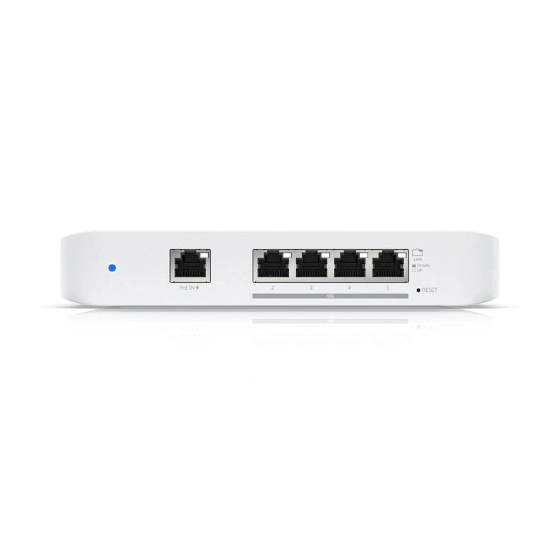 UniFi SWITCH 5Ports: (1)GbE PoE+ INPUT (4)10 GbE Req: Cable Trebol-C5 modelo 1163