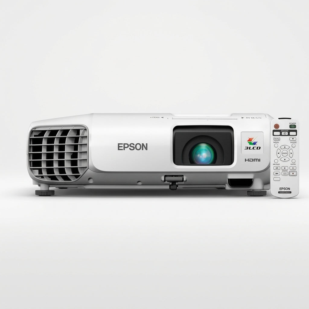 Proyector Epson PowerLite W04+ 3000 lumenes (1280 x 800) 15.000:1 (Reacondicionado) + control
