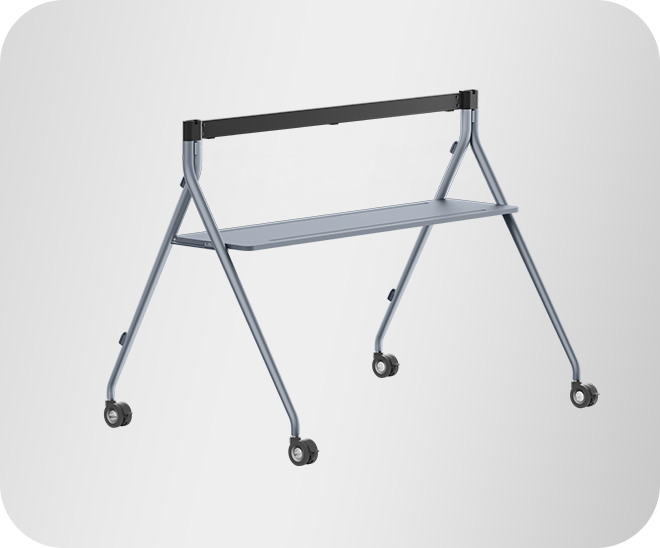 Yealink Soporte móvil profesional para pantallas colaborativas de 75 pulgadas.