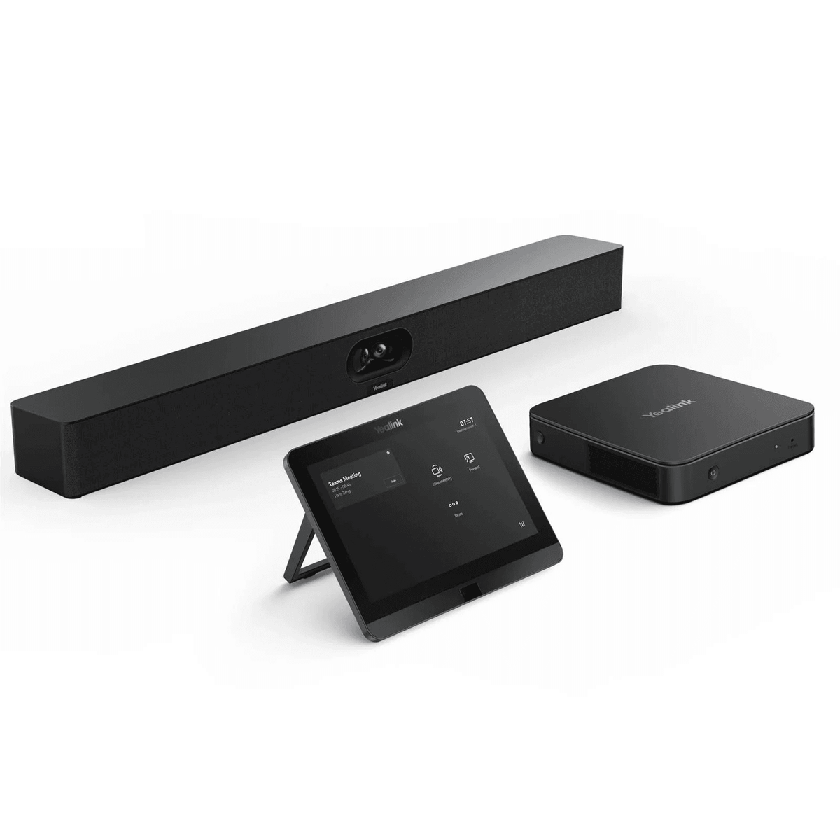 Yealink Kit Teams Rooms con barra S40 y control táctil integrado.