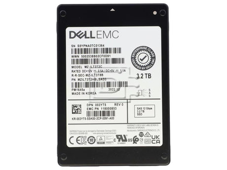 03YT5 Dell G14-G17 3.2TB 12G 2.5 SAS (Reacondicionado) - Gestion y Equipos (G&E)
