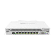 Cloud Core Router 1009 PC con 7 Gigabit y puerto combo SFP/Gigabit. Equipo fanless para routing estable en empresas e ISP.
