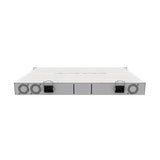 Switch Cloud Router 48 puertos Gigabit, 4 SFP+ 10G y 2 QSFP+ 40G. Equipo rack 1U con RouterOS para redes de alta densidad.