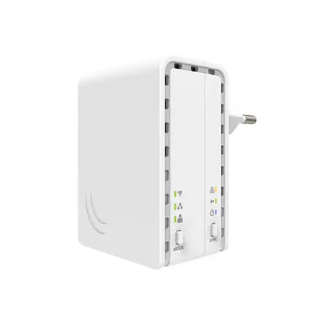 PWR-Line AP con PLC y Wi-Fi 2.4GHz, permite extender red por cableado eléctrico y ofrecer acceso inalámbrico compacto para hogar u oficina. - Gestion y Equipos (G&E)