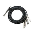 Cable breakout QSFP+ a 4x SFP+ de 3 m, permite dividir un enlace 40G en cuatro enlaces 10G para switches, routers y servidores compatibles.