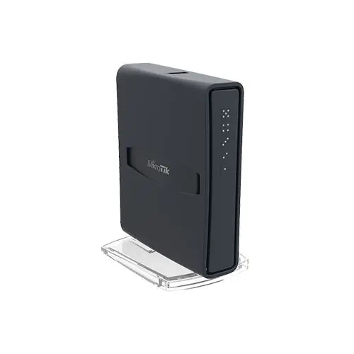 hAP ac lite TC dual band con Wi-Fi 2.4/5 GHz, 5 LAN, USB y RouterOS L4. Formato torre para instalación limpia y compacta. - Gestion y Equipos (G&E)