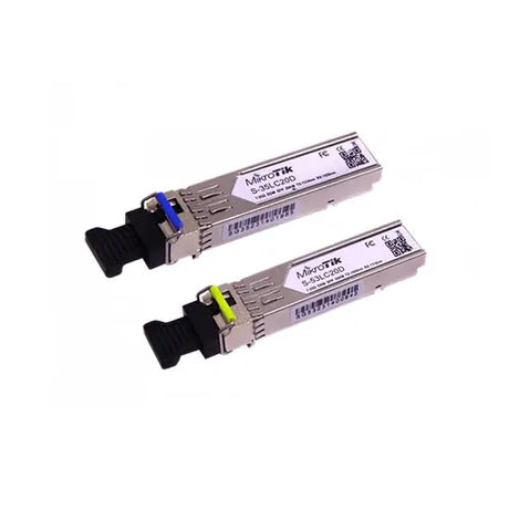 Par SFP WDM 1.25G 1310/1550 nm, conector LC, alcance 20 km. Solución bidireccional para enlace Gigabit por una fibra. - Gestion y Equipos (G&E)