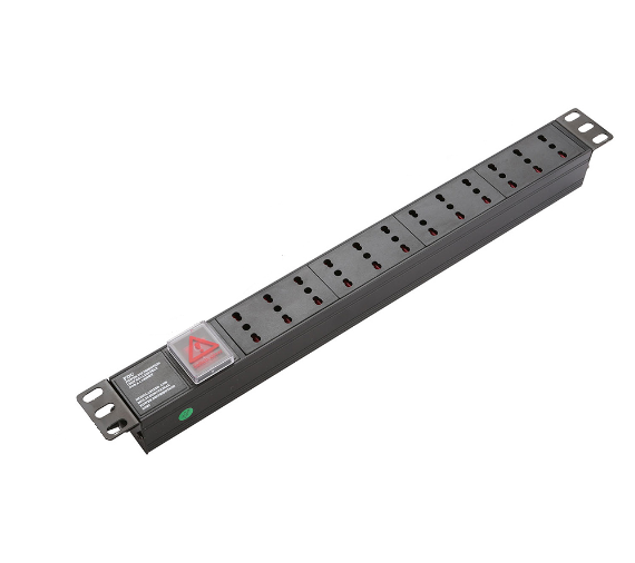 Regleta PDU 12 Enchufes Hembra 10A Para Rack 1U Linkmade