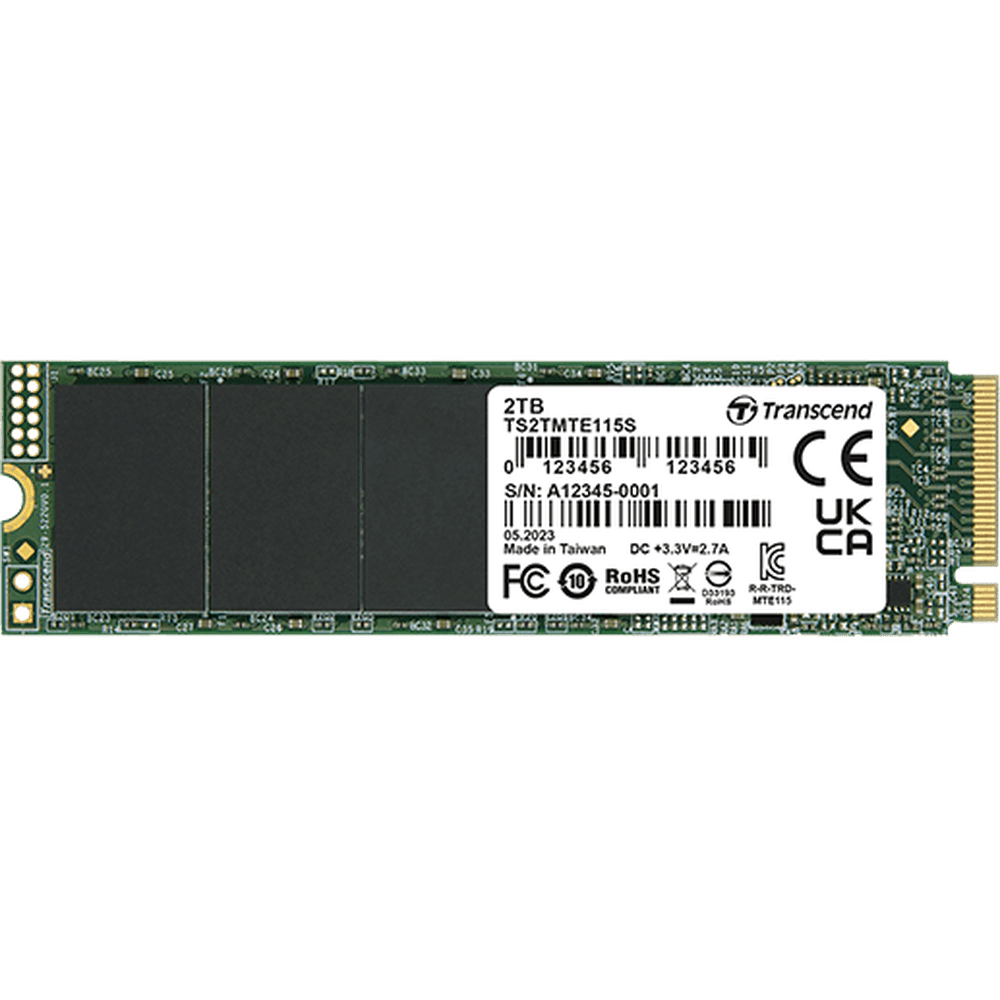 Disco Solido 500GB NVMe M.2 2280 PCIe Gen3x4 SSD 115S