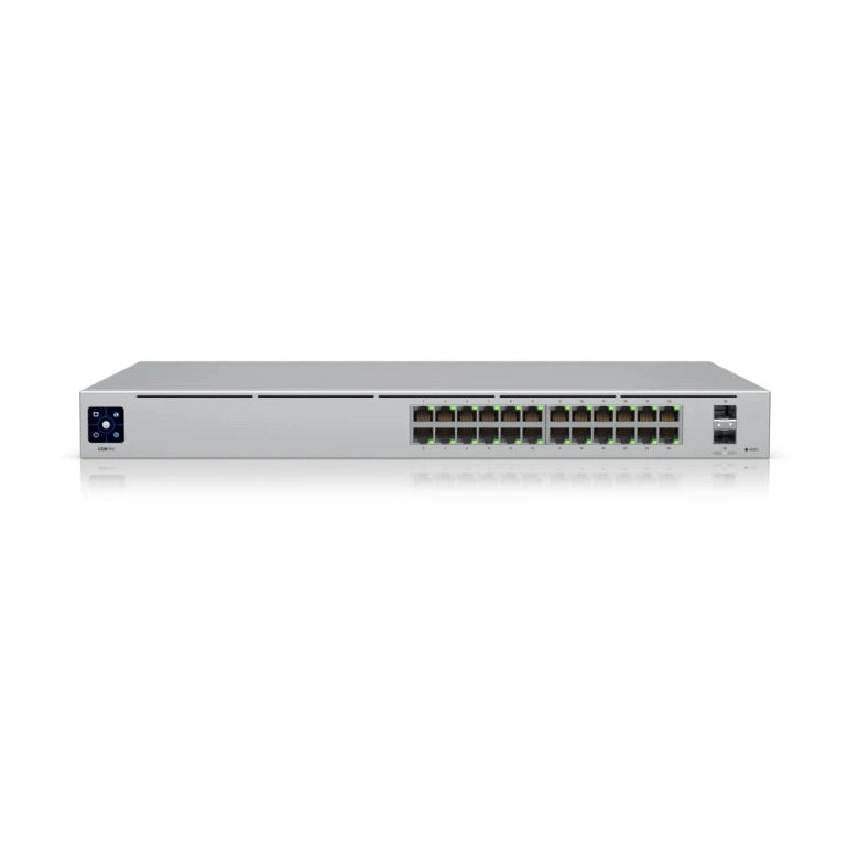 UniFi SWITCH 24Ports: (24) GbE (2)SFP+-10GbE L2/L3 Req: Cable Server 3200