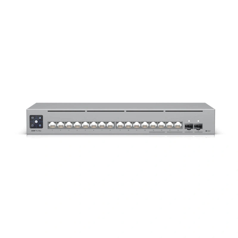 UniFi SWITCH 16Ports: (4) 2.5 GbE(12) GbE (2)SFP+10GbE L2/L3 Req: Cable Server 3200