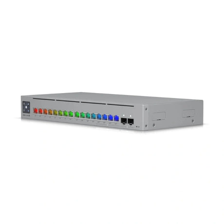 UniFi SWITCH 210W 16Ports: (12)GbE PoE+ (4) 2.5 GbE PoE+(2)SFP+-10GbE L2/L3 Req: Cable Server 3200