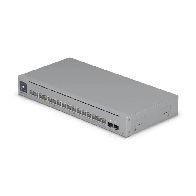 UniFi SWITCH 210W 16Ports: (12)GbE PoE+ (4) 2.5 GbE PoE+(2)SFP+-10GbE L2/L3 Req: Cable Server 3200