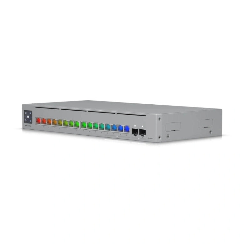 UniFi SWITCH 16Ports: (4) 2.5 GbE(12) GbE (2)SFP+10GbE L2/L3 Req: Cable Server 3200