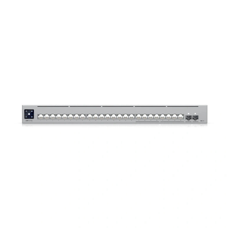 UniFi SWITCH 24Ports: (8) 2.5 GbE (16)GbE (2)SFP+-10GbE L2/L3 Req: Cable Server 3200