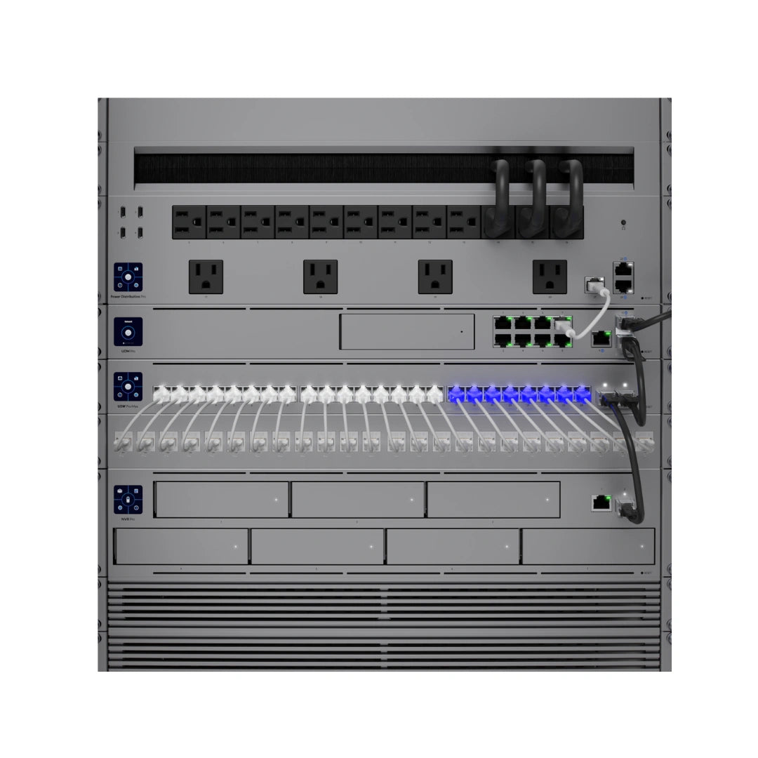 UniFi SWITCH 24Ports: (8) 2.5 GbE (16)GbE (2)SFP+-10GbE L2/L3 Req: Cable Server 3200