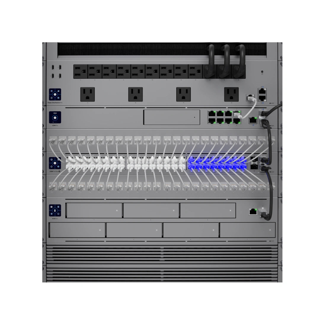 UniFi SWITCH 720W 48Ports:(24) GbE PoE+ (8)2.5 GbE PoE++ (8)2.5GbE PoE+ (8) GbE PoE++ (4) SFP+ 10 GbE L2/L3 Req: Cable Server 3200