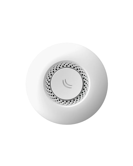 cAP 2nD access point de techo con Wi-Fi 2.4 GHz, PoE y RouterOS L4. Diseño discreto para cobertura interior gestionada. - Gestion y Equipos (G&E)
