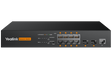 Yealink RCH80  es un switch/hub PoE+ Gigabit para salas de reuniones, usado para conectar y alimentar equipos de audio/video Yealink, como micrófonos, cámaras o dispositivos de videoconferencia. - Gestion y Equipos (G&E)