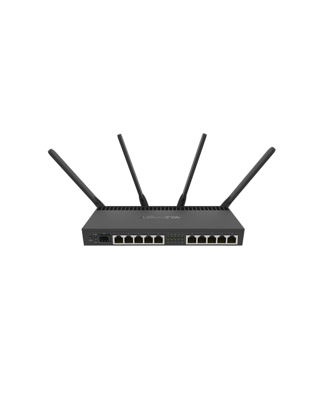 Router RB4011 Wi-Fi con CPU ARM quad-core, 10 Gigabit, SFP+, Wi-Fi dual band y RouterOS L5. Alto rendimiento para oficina y hogar avanzado.