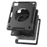KN-iPad-PR6 ARMOR-X Funda Rugged Militar Impermeable para iPad Pro 11" (1ª/2ª/3ª/4ª Gen 2018-2022) con Correa de Mano y Soporte
