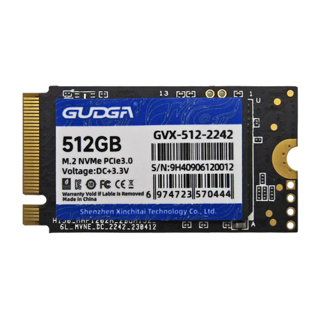 Disco Solido Gudga 512GB NVMe M.2 2242 3.0 SSD - Gestion y Equipos (G&E)