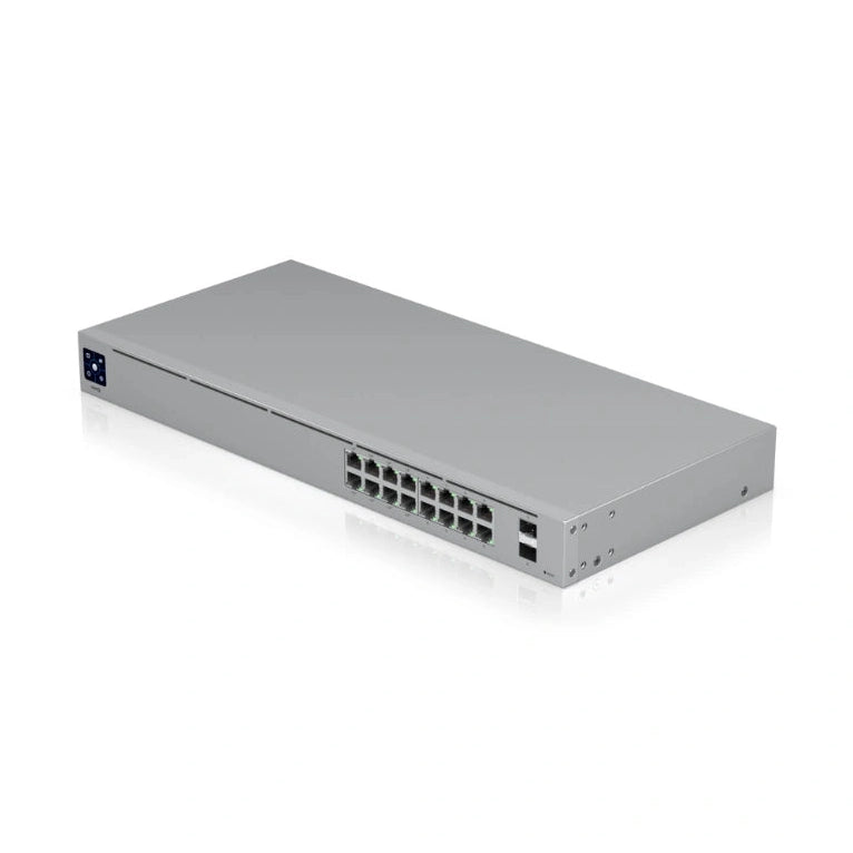 UniFi SWITCH 60W 16Ports: (8) GbE PoE+(8) GbE (2)SFP-GbE Req: Cable Server 3200