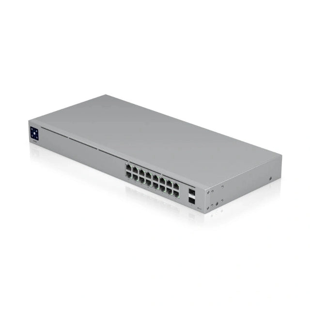 UniFi SWITCH 60W 16Ports: (8) GbE PoE+(8) GbE (2)SFP-GbE Req: Cable Server 3200